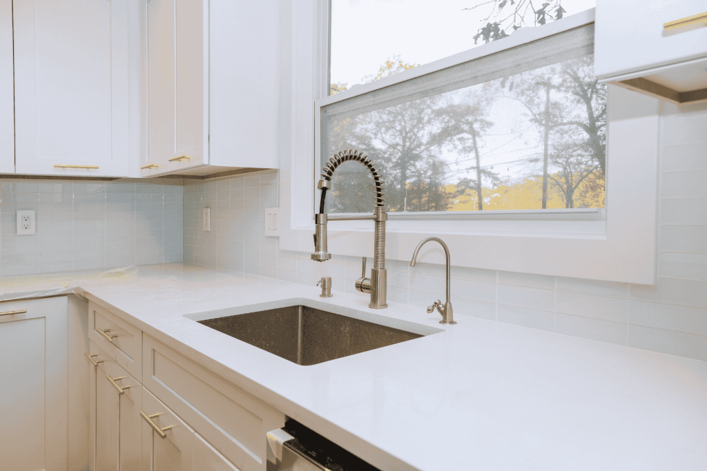 sink in a modern kitchen
