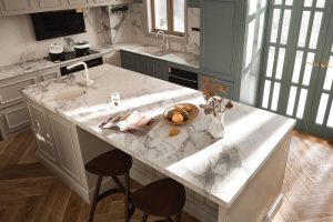 quartz countertops in kitchen